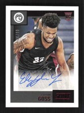 Elyjah Goss 2021 Chronicles Draft Picks Score Rookie Red #/99 Auto #SR-EGO