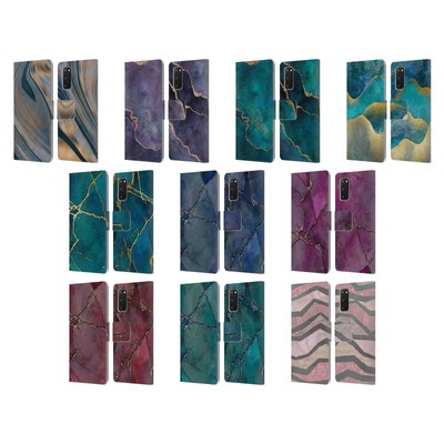 OFFICIAL LEBENSART MINERAL MARBLE LEATHER BOOK WALLET CASE FOR SAMSUNG PHONES 2