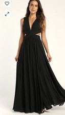 Lulus Women’s Dress small black