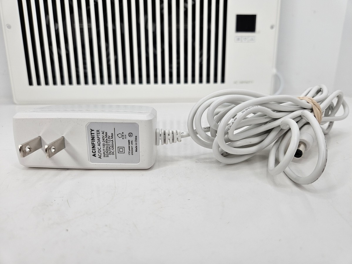 AIRTAP T6 Quiet Register Booster Fan Heating Cooling 6 x 12” White