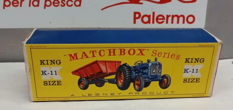 MATCHBOX KING SIZE FORDSON TRACTOR AND FARM TRAILER K11 - Immagine 4 di 4