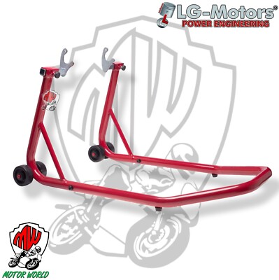 Motorradhebebühne hinten mit Gabelhalter Motorradhebebühne Universal