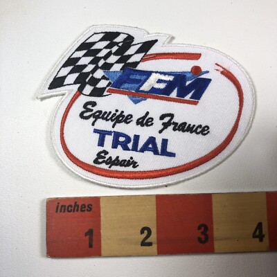 FFM EQUIPE DE FRANCE TRIAL ESPAIR Car Race Patch S04C