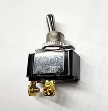 New GC ELECTRONICS 35-080 SWITCH, TOGGLE, SPST, 20A, 250V (1 piece) - 35-080BU