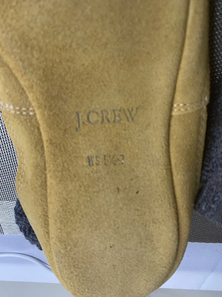 卧室拖鞋及膝 J Crew Yarn 莫卡辛女鞋 5,5-7 码 — 第 3/3 张图片