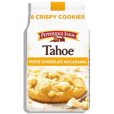 Pepperidge Farm Tahoe Crispy White Chocolate Macadamia Nut Cookies 7.2 OZ Bag