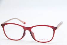 NEW ESPRIT ET 14287 COLOR-531 CLEAR RED GOLD AUTHENTIC FRAMES EYEGLASSES 54-17