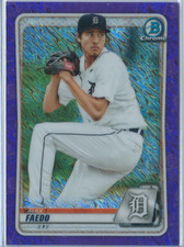 Alex Faedo 2020 Bowman Chrome Purple Shimmer Refractor Prospect #BCP-158