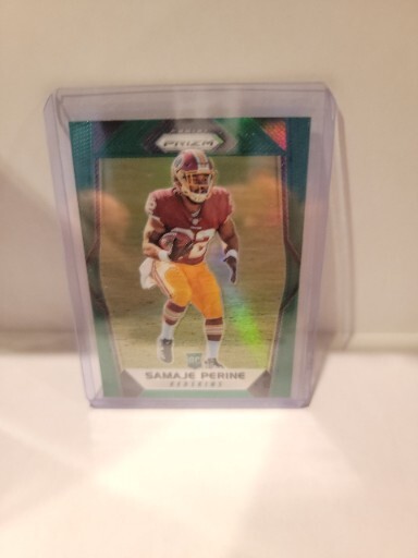 2017 Panini Prizm Green Prizm Samaje Perine RCRookie #255 -301