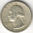 USA - 1963D - Washington ¼ $ - Silver Eagle - #16380RG