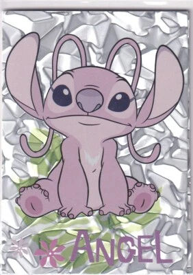 Panini 2025 Stitch Sparkling Fun Trading Card Limited Edition Karte Angel sitzt