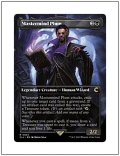 1x Mastermind Plum, Borderless Art, Ravnica Clue Edition, Magic MTG NM