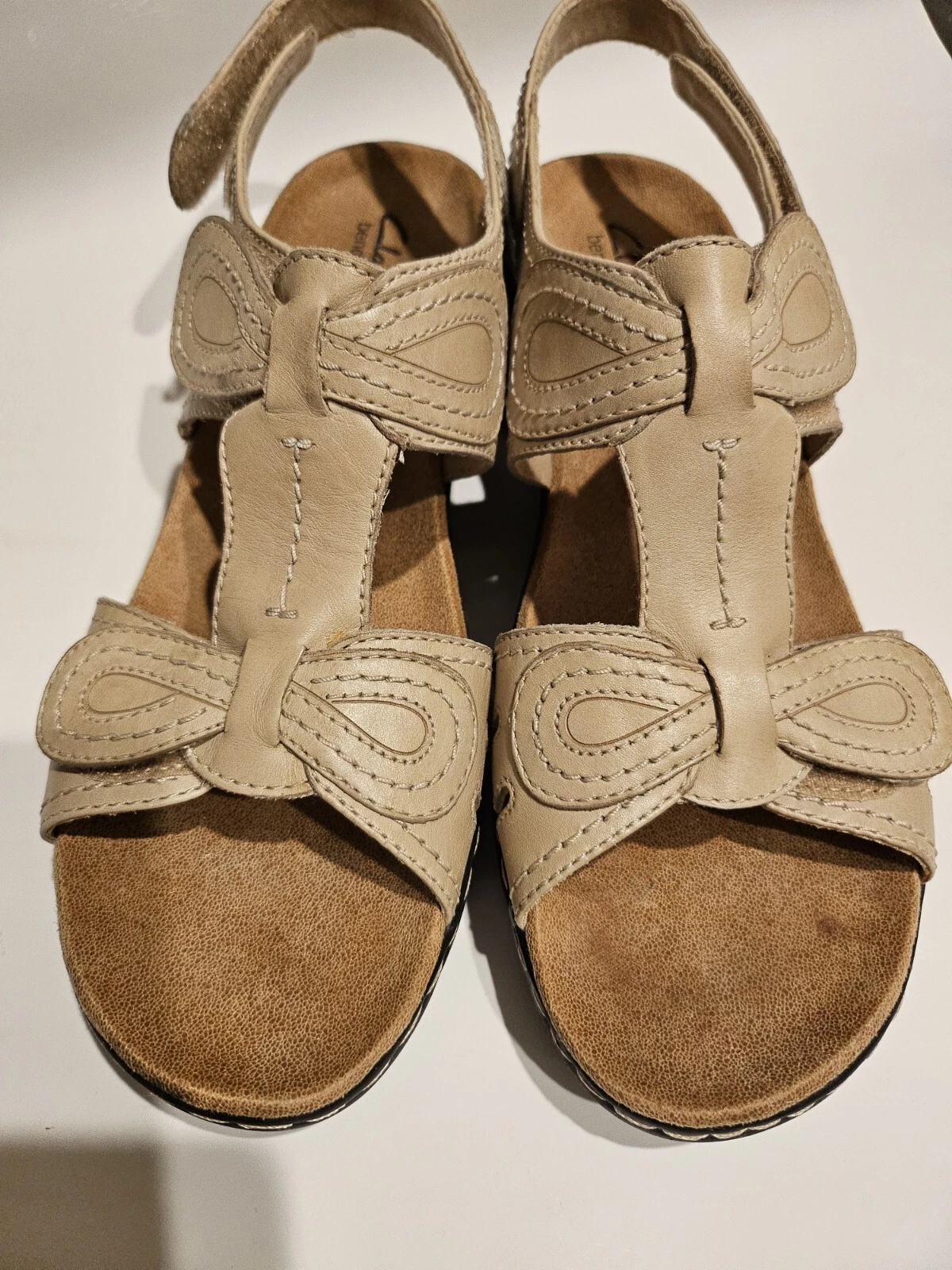 CLARKS SANDALI COMODI IN PELLE TG. 11 M