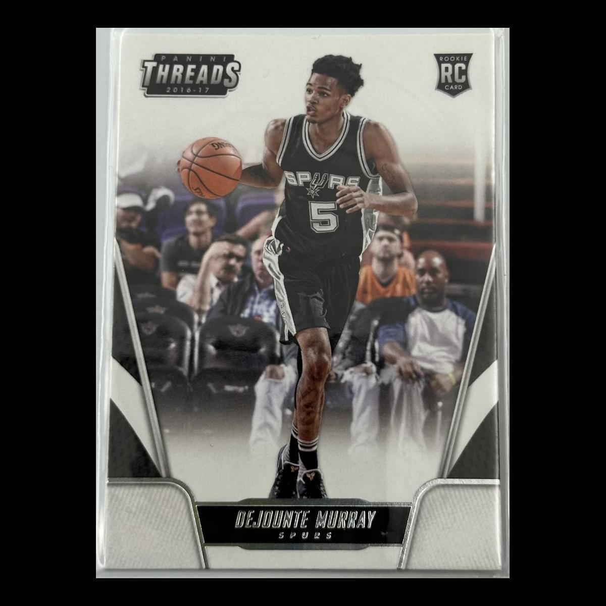 Dejounte Murray Rookie #194 2016 Panini Threads San Antonio Spurs NM RC Card