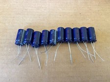 10 New 2200 uf 16v Panasonic Radial Capacitors 25mm x 12mm Guaranteed