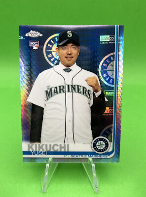 ごるごページ Lot (3) Yusei Kikuchi 2019 Topps Chrome Refractors/Opening