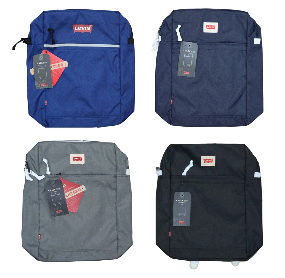 Levi's L-Pack Slim Packable Unisex 17"x11"x5" Backpack NWT Pick Color