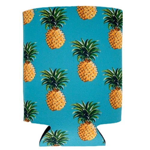 Coolie pieghevole in latta modello ananas; tropicale, camicia, hawaiano - Foto 2 di 4