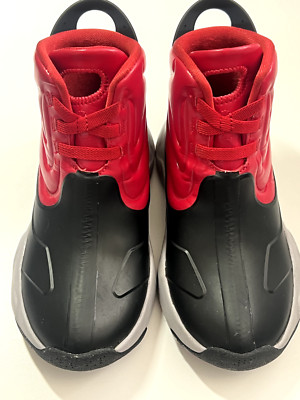 Nike Air Jordan Drip 23 Kids Size 13C Rain Boots CT5798-006 Black/Red