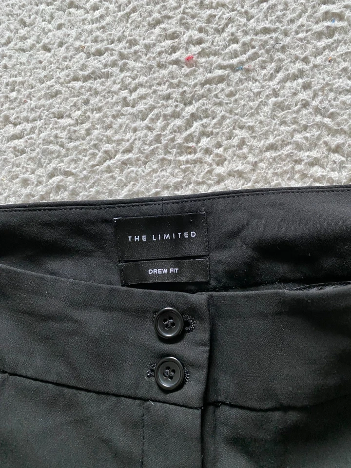 Bermudas negras The Limited Drew Fit para mujer talla 6 (30 x 14) Foto 4 de 4