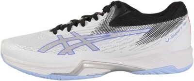 ASICS Volleyball Shoes V-SWIFT FF 4 1053A066-100 White/Pure Silver