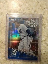 2022 Topps 2021's Greatest Hits Blue #21GH-13 Miguel Cabrera - Detroit Tigers ⚫️