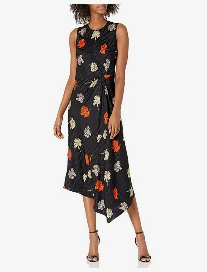 Theory top silk midi