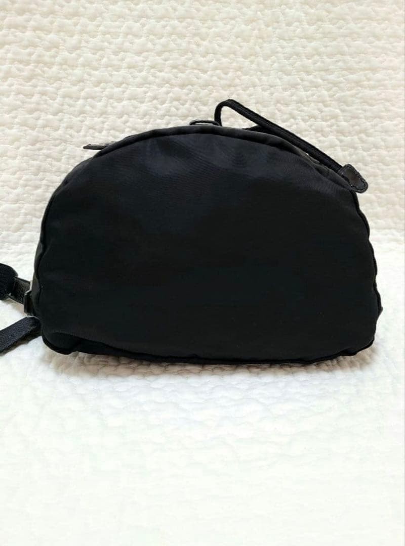 Vintage PRADA Nylon Mini Drawstring Backpack Black - image 13