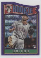 2025 Bowman Mega Box Purple Mojo Refractor 36/250 Kumar Rocker #ROY-5 05k6