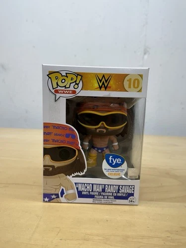 WWE MACHO MAN RANDY SAVAGE FUNKO POP 10 Exclusive In Box