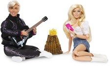 Barbie The Movie Ken Collectible Dolls, 4 Hours Later Campfire Scene from Movie,