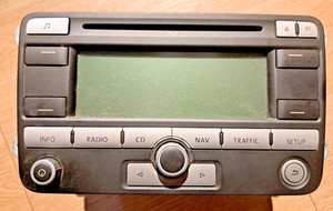 CD-Radio NAVI MP3 VW / Blaupunkt RNS 300   ohne Code 1K0035191D