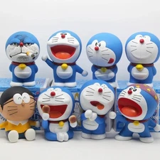 Cute Anime Doraemon Robot Cat Bobblehead Action Figure Toy Gift USA Stock