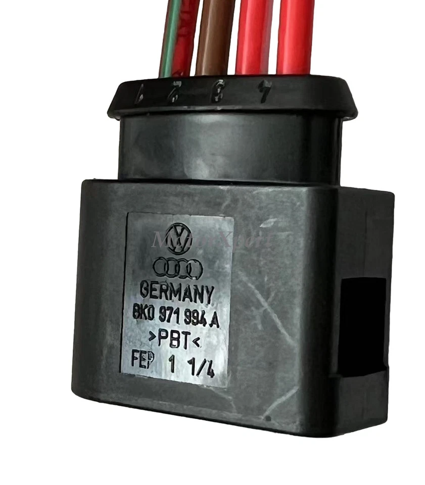 Conector de arnés de cableado 8K0971994 enchufe coleta enchufe para VW GOLF AUDI A4 A5 Foto 3 de 4