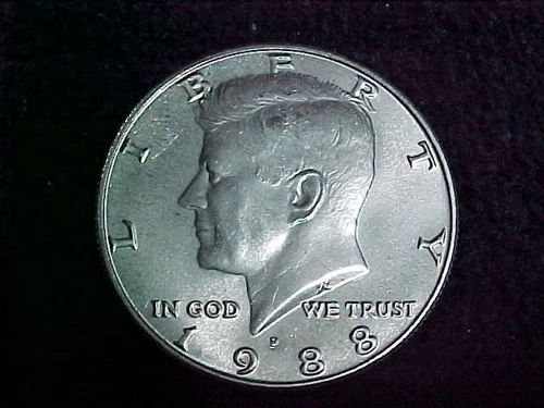 1988-P Kennedy Half Dollar — photo from another recent sale