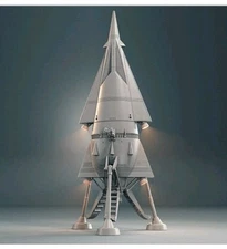 Beneath The Planet Of The Apes 1/32 Icarus With Full Interior And Landing Stage