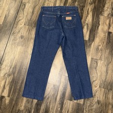 Wrangler Cowboy Cut Original Fit Blue Denim Jeans 14MWZG Women's Size 15x32