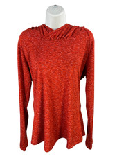 Columbia Womens Orange/Red Long Sleeve Hooded...