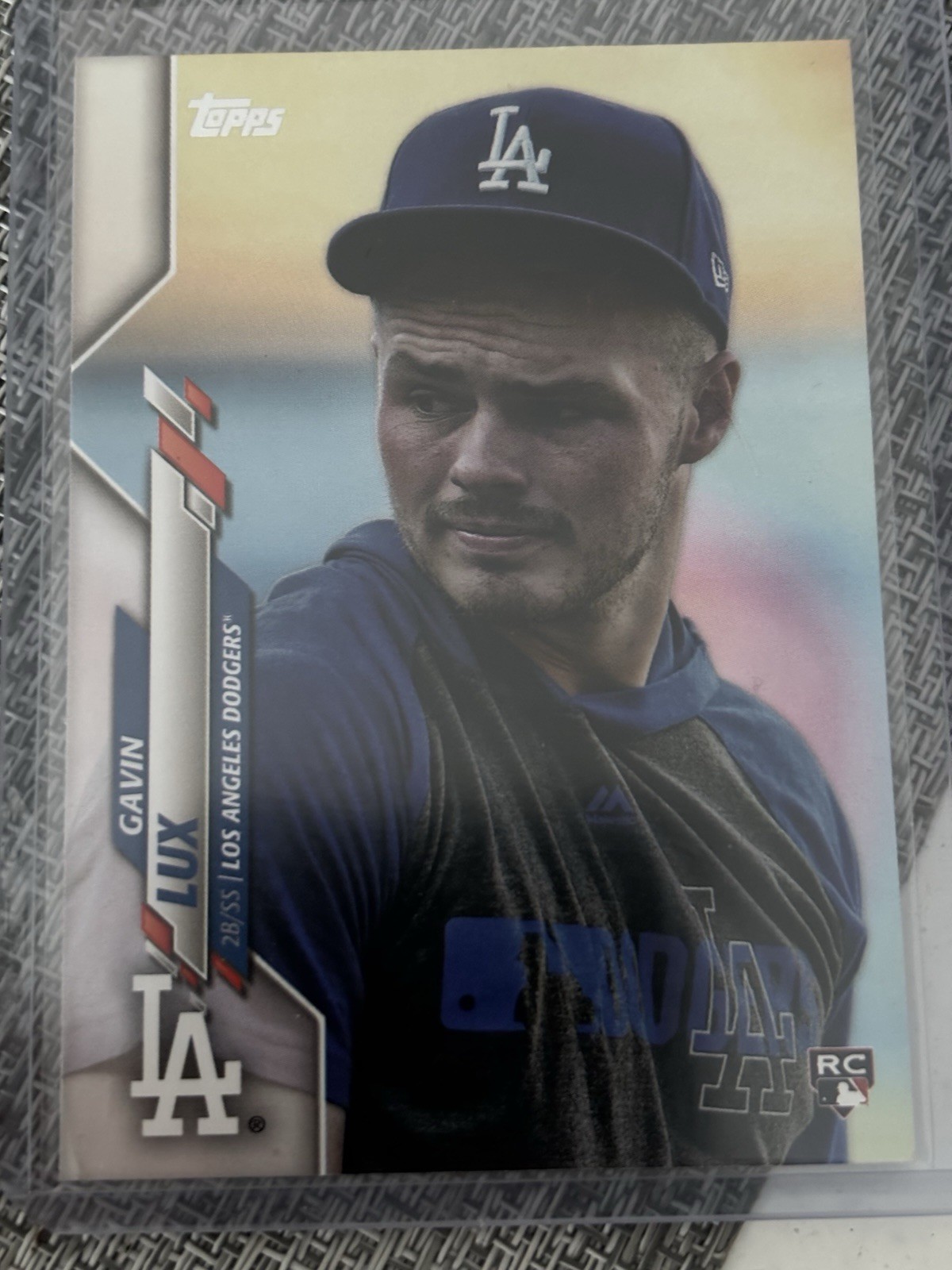 2020 TOPPS Series 1 #292 GAVIN LUX SSP CLOSE UP RC