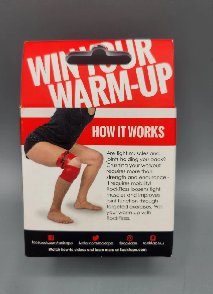 Rock Floss отклеить липкие жесткие мышцы - 2 "x 7' RockTape - Изображение 3 из 4