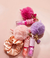 Liquid Lip Gloss Set Glitter Effect Shades Pink Purple Orange