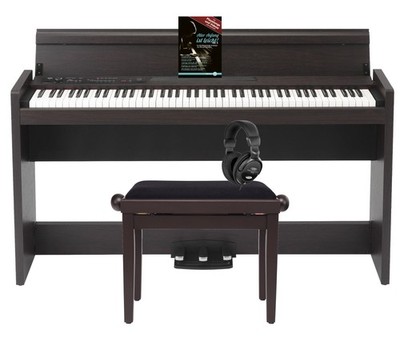 Korg LP-380U RW Digitalpiano Set Rosenholz 88 Tasten USB-MIDI/Audio Bank Zubehör