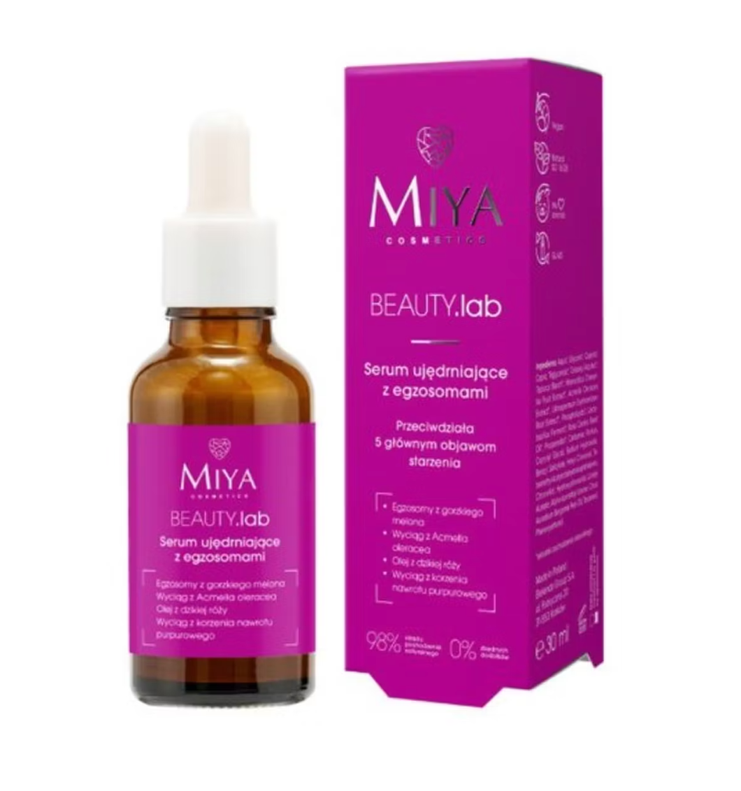 Miya Cosmetics BEAUTY.lab 98% Natural Firming Serum with Exosomes 30ml - Image 2