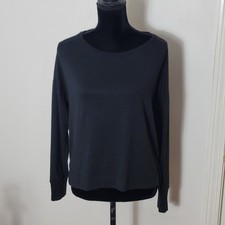 Women's Gap Black Cropped Lightweight Sweater Size Small