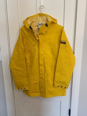 Helly Hansen Workwear Unisex Mandal Waterproof Rain Jacket-Yellow-Size: Medium