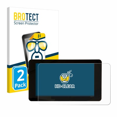 2x Display Schutz Folie für Raspberry Pi Touchscreen 7'' Zubehör Transparent