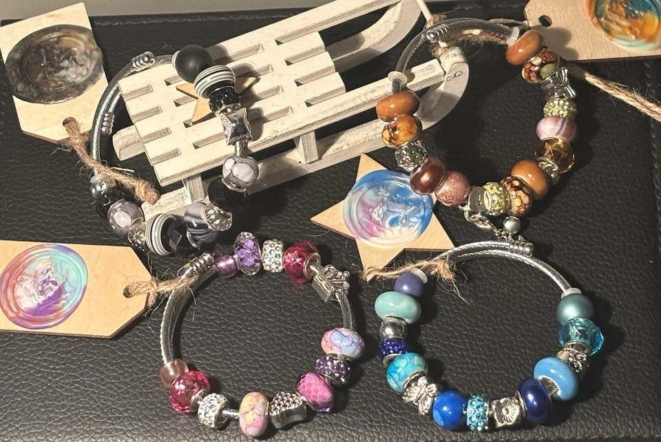 Einzigartige Bettler-Armreifen NEU (ohne nervigen Verschluss)In mehreren Farben - Bild 2 von 4