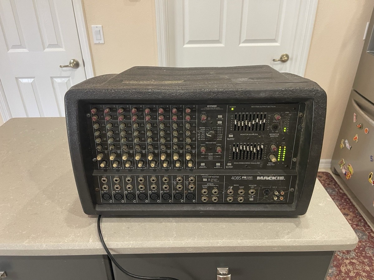 Mackie 408S FR Series Powered Mixer 2 X 250W Stereo | eBay
