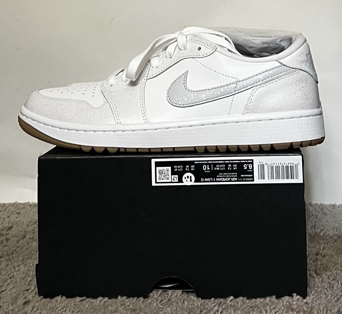 Size Nike Air Jordan Low Golf ‘White/Pure Platinum’ DD9315-111