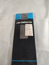 Liz Claiborne: Liz Socks Knee Hi Nylon Socks 249 Black Silver